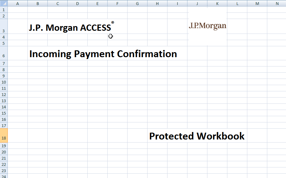 JP Morgan template used by document downloaders